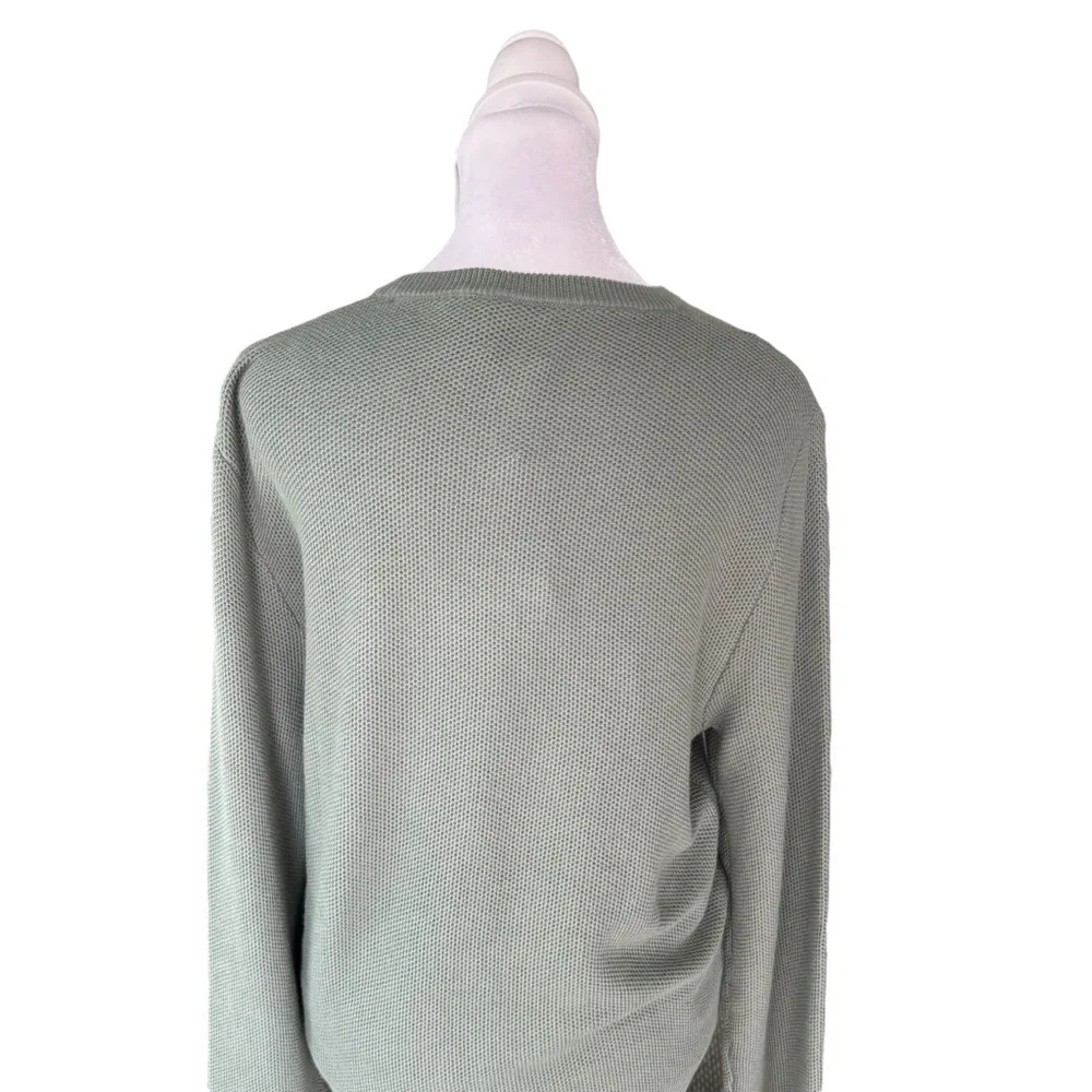 J. Crew - NWT Cotton Blend Pique Crewneck Sweater Sz S